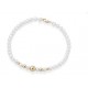 Coscia Le Lune Classic Bracciale con Perle e Boule in oro giallo e Chiusura in Oro Giallo