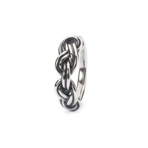 Trollbeads Anello in argento Nodo Savoia Savoy