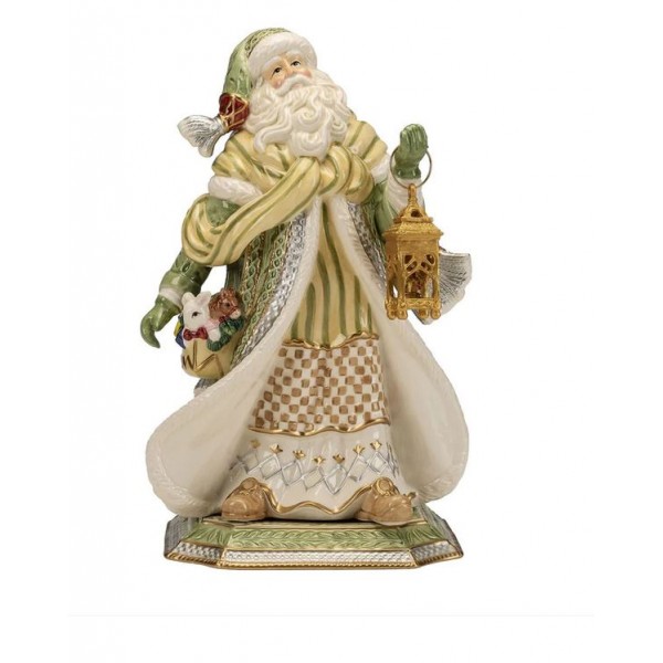 FITZ & FLOYD Babbo Natale 34cm Decorazione di Natale Porcellana 1023011