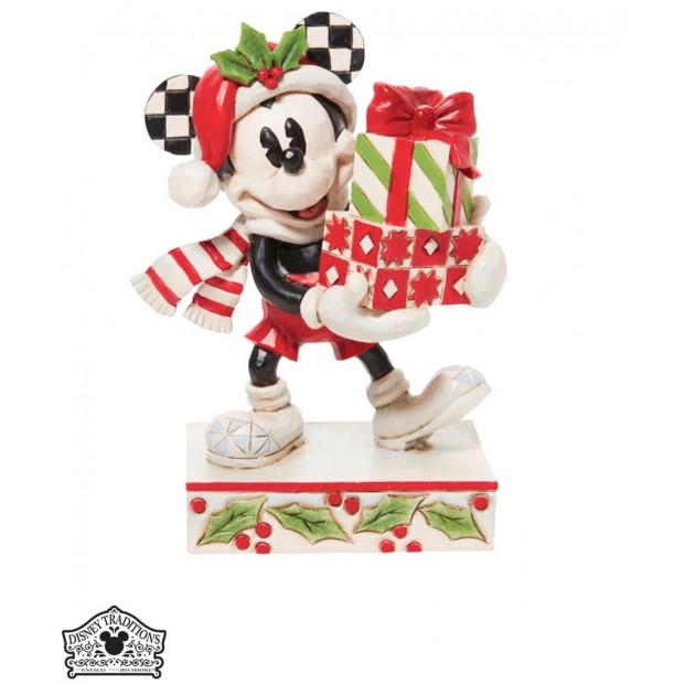 Enesco Figura Decorativa Disney 100 Topolino Argento