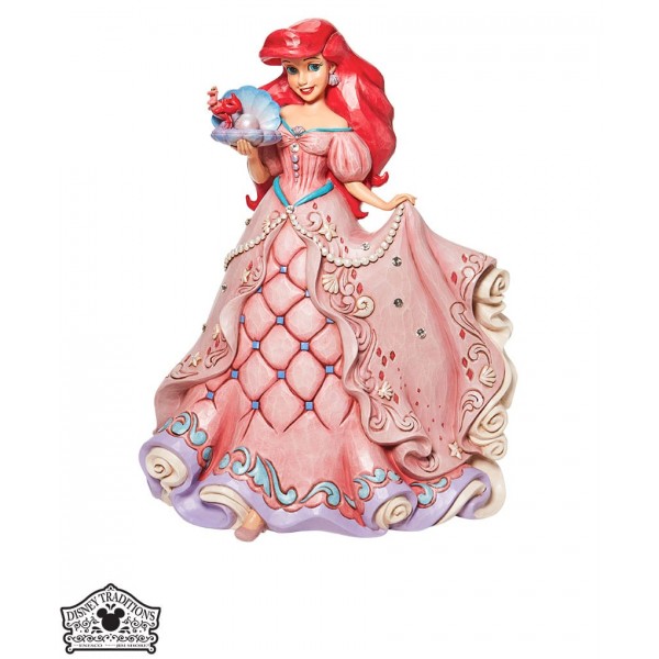 Disney Traditions Statuetta Ariel Deluxe Princessjim shore 6010100 sirenetta