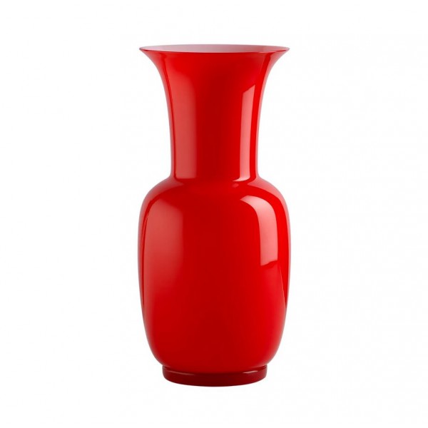 Venini Vaso Opalino Medium Rosso 706.22 Venini Vetro Murano