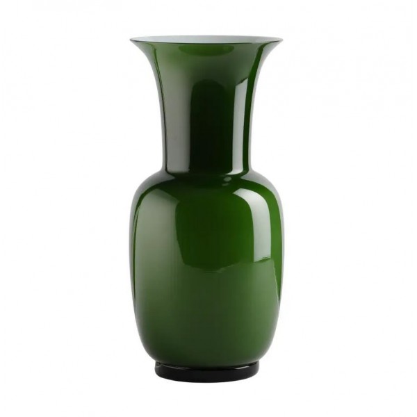 Venini Vaso Opalino Medium Verde Mela 706.22 Venini Vetro Murano