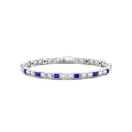 Zancan Bracciale Uomo ESB310-BL Argento SPINELLI BLU