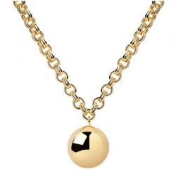 PDPAOLA Collana SUPER FUTURE sfera catena gold argento