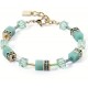 Coeur de Lion Bracciale GeoCUBE® Iconic Pure green verde swarovski