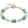 Coeur de Lion Bracciale GeoCUBE® Iconic Pure green verde swarovski