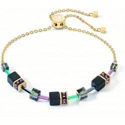 Coeur de Lion Bracciale GeoCUBE® Iconic Pure black swarovski