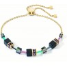 Coeur de Lion Bracciale GeoCUBE® Iconic Pure black swarovski