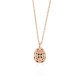 Tsars Collection Collana in argento placcato oro JASMINE FLOWER IN ARGENTO ROSA E ONICE