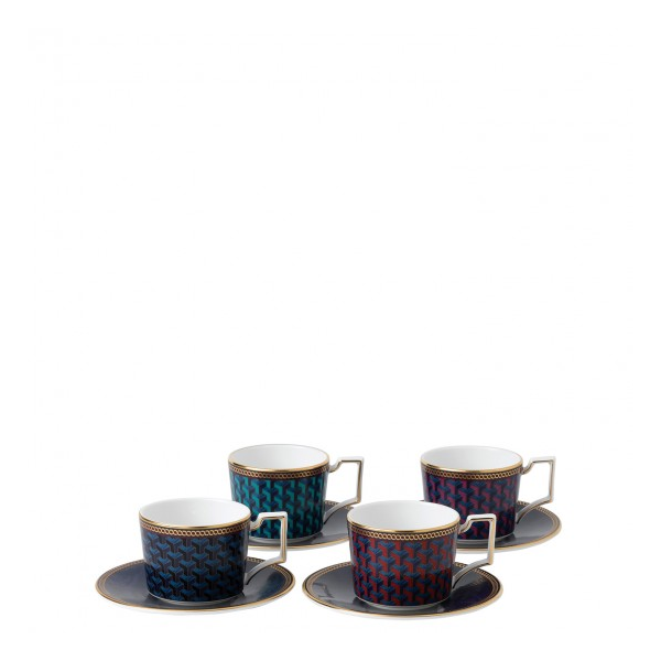 Wedgwood BYZANCE tazza espresso con piattino (set 4pz)