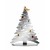 Alessi Bark for Christmas BM06/30 Albero in Acciaio con magneti in Porcellana