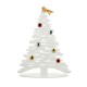 Alessi Bark for Christmas BM06 Albero in Acciaio colorato con resina epossidica con magneti in Porcellana