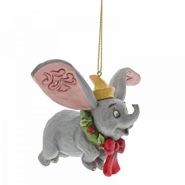 Jim Shore DISNEY Dumbo Ornament Addobbo albero di Natale