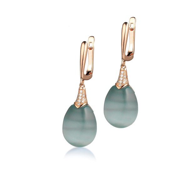 Tsars Collection Olga Collection Orecchini in argento AZZURRO