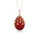 Tsars Collection Peter Carl Collection Collana in argento ROSSO