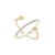 Nanis Anello Dancing Elite Criss Cross Oro 18kt e diamanti