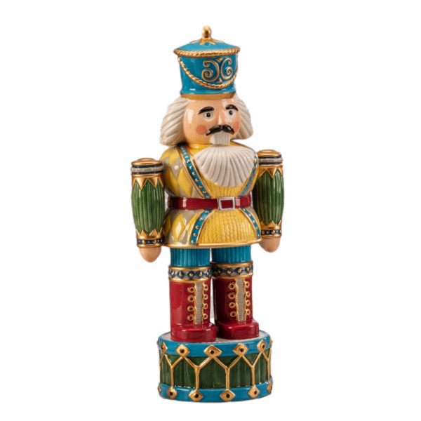 Fitz And Floyd Lamart Schiaccianoci Decorativo “Nutcrackers” in porcellana 37 cm